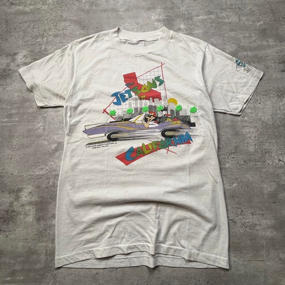 Hanna-Barbera The Jetsons Graphic Tee Mens Medium White Vintage 1985 California